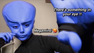 ASMR Megamind gives you an eye exam There’s something in your eye 👁 [upl. by Asilim]