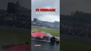 F1 fly by Eau Rogue  Ferrari F1  Spa Francorchamps [upl. by Eelyahs]