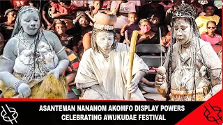 ASANTEMAN NANANOM AKOMFO DISPLAY POWERS CELEBRATING AWUKUDAE FESTIVAL [upl. by Aneis]