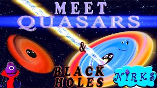 Meet Quasars amp Black Holes Colorful Spooky Cosmos 2 Space Songs for Fall amp Halloween  The Nirks [upl. by Lemuela]