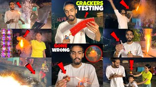 Diwali Crackers Testing 😱 Big Fireworks 🔥 New Patakhe 🤩 Yogesh 01 [upl. by Solegna727]