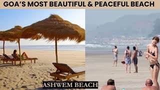 Goas Most Beautiful Ashwem Beach 🏖️ 🏝️  TOP BEACHES IN GOA [upl. by Glynn674]