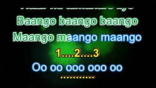 Bango Bango Bango karaoke with lyricsबांगो बांगो बांगो कराओकेQaidiAsha Bhosle G minor 8777752584 [upl. by Ashbey]