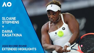 Sloane Stephens v Daria Kasatkina Extended Highlights  Australian Open 2024 Second Round [upl. by Davon]