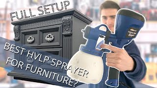 Painting Furniture with a HVLP Spray Gun [upl. by Dafna]