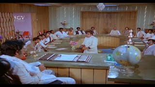 Amazing Climax Scene Of Chakravyuha  Ambarish Masterplans and Kills All Corrupted People  Kannada [upl. by Rosenstein857]