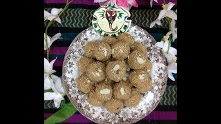 Churma Na Ladu  Prasadam  The Cooking Hub  Moms kitchen [upl. by Laucsap]