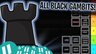 ULTIMATE Black Gambit Tier List  Chess Gambits [upl. by Rocher357]