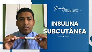 INSULINA SUBCUTÁNEA APLÍCALA CON ESTOS PASOS [upl. by Ettezzus]