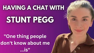 Interviewing Stunt Pegg  How YouTube changed her life amp more [upl. by Wendy929]