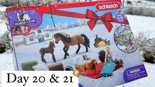 Schleich Horse Club Advent Calendar 2023  Day 20 amp 21 [upl. by Mariana]