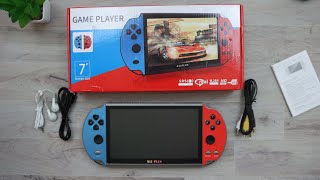 UNBOXING  Game Consoles X12 Plus 7quot 16GB Retro Handheld Portable 10000 Games Preloaded [upl. by Sundberg]