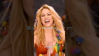 Shakira  Waka Waka This Time For Africa Shakira WakaWaka ThisTimeForAfrica lyrics trending [upl. by Ettedo]