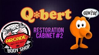 Qbert Arcade Cabinet Fix and Restore  Part 2 [upl. by Ileyan]