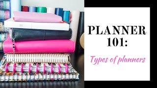 Planner 101 Types of Planners And Planner Layouts [upl. by Nuahsal]