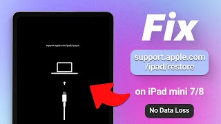 Top 3 Ways to Fix supportapplecomipadrestore on iPad mini 678 2024 [upl. by Peria419]