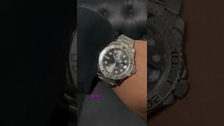 Rolex Yacht Master 40 Rhodium Dial 2023 [upl. by Adnilev449]