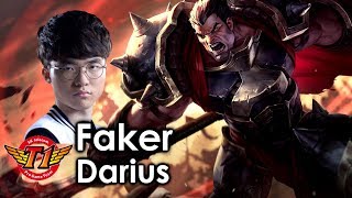 Faker picks Darius [upl. by Llenral]