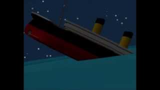 3d titanic sinking animation [upl. by Obbard169]