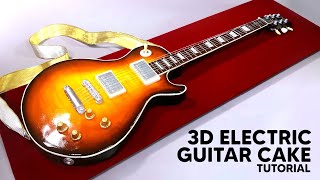 3D Electric Guitar Cake preview [upl. by Ahseikan35]