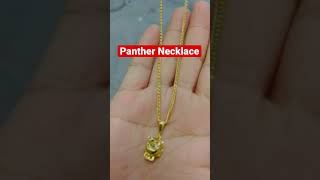 Panther Necklace Jenichael Vlogs shorts unboxing [upl. by Vernen]