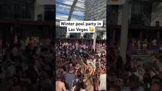 The best winter pool party in Vegas [upl. by Niawtna]