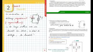 Le condensateur 3 correction Ex2  cours Dipole RC 1 [upl. by Eenal370]