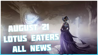 Warframe The Lotus Eaters Update and Sevagoth Prime Coming August 21  Warframe News and Updates [upl. by Eerazed829]