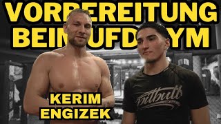 Kampfvorbereitung im UFD GYM mit KERIM ENGIZEK und co [upl. by Knowles574]