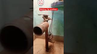 Welding 5g position  welding weldingtips hotwork shorts trending viral [upl. by Sirromed]