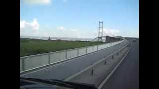 Truck ride Humber Bridge To Hull [upl. by Talya]