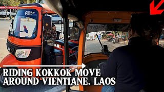 Riding a KOKKOK Best Way To Travel Within Loas [upl. by Askwith]