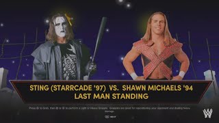 WWE 2K24Sting vs Shawn Michaels [upl. by Ativ]