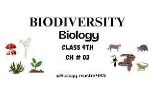 Biodiversity Introduction Classification Units Principles Ch  3  Biology Class 9th STBB [upl. by Amol]