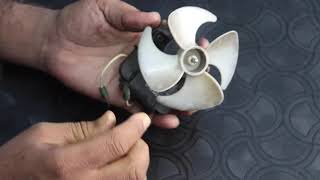 fridge fan not working fridge niche thanda nahi ho raha hai how to repair refrigerator fan motor [upl. by Ykvir]