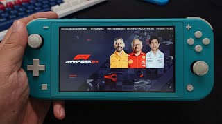 F1 Manager 2024 On Nintendo Switch Lite [upl. by Noelyn]