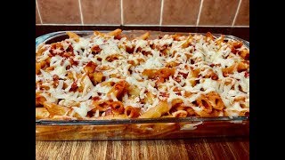 smoked pancetta and bacon pasta bake [upl. by Marybelle]