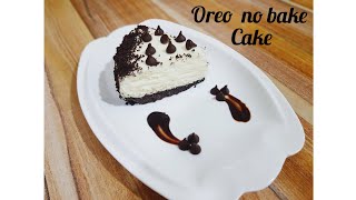 Oreo Cheesecake recipe  easy no bake cheesecake  creamCheese cake recipe [upl. by Rodnas]