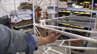 Piper Supercub Widebody refurbishment elevator cables [upl. by Hellene]