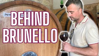 Get a Look Behind the Scenes of a MONTALCINO TUSCAN Winery [upl. by Jadda977]