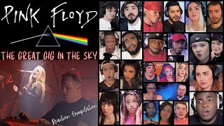 REACTION COMPILATION  Pink Floyd  The Great Gig in the Sky Pulse Concert  Reaction Mashup [upl. by Kevan]