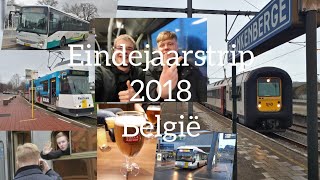 Eindejaarstrip 2018  België Vlissingen Kusttram Wallonië met GoUnlimited [upl. by Socher]