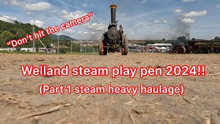 Welland steam rally 2024 vintage heavy haulage and steam selection [upl. by Eatnoid]