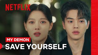 Song Kang Tells Kim Youjung to Save Herself  My Demon  Netflix Philippines [upl. by Adnawyek]