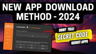 New App Download Method  Firestick UPDATE March 2024 [upl. by Showker]