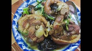 ၀က်လက်ပေါင်းPork Leg Steam [upl. by Allard]