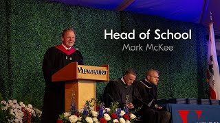 Head of School Mark McKee  Commencement Speech [upl. by Eelrebmik915]