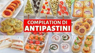 10 IDEE DI ANTIPASTI PER VIGILIA NATALE E CAPODANNO  10 Ricette Facili per il Buffet delle Feste [upl. by Ykvir]