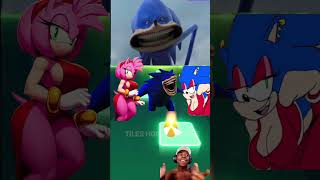 Hot Amy Rose vs Giant Shin Sonic vs Hot Sonica Female x Coffin Dance Tiles Hop shorts [upl. by Nodnorb893]