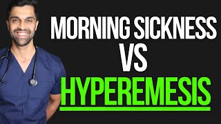 Pregnancy Morning Sickness vs Hyperemesis Gravidarum HG Whats the Difference  Dr Azad [upl. by Jordain970]